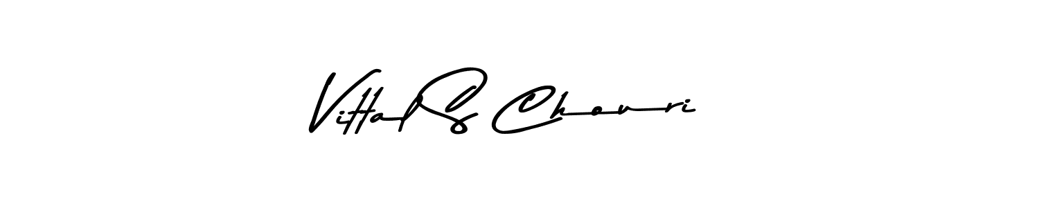 You should practise on your own different ways (Asem Kandis PERSONAL USE) to write your name (Vittal S Chouri) in signature. don't let someone else do it for you. Vittal S Chouri signature style 9 images and pictures png