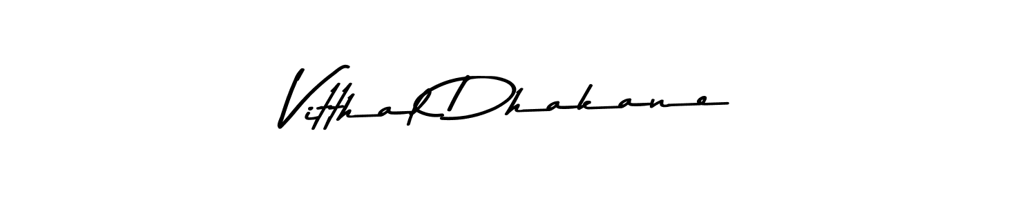 Make a beautiful signature design for name Vitthal Dhakane. Use this online signature maker to create a handwritten signature for free. Vitthal Dhakane signature style 9 images and pictures png