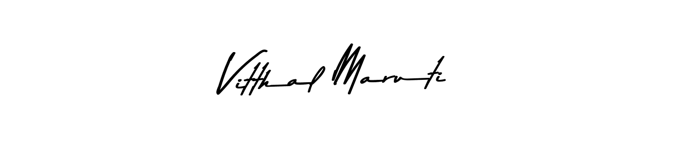 How to make Vitthal Maruti signature? Asem Kandis PERSONAL USE is a professional autograph style. Create handwritten signature for Vitthal Maruti name. Vitthal Maruti signature style 9 images and pictures png