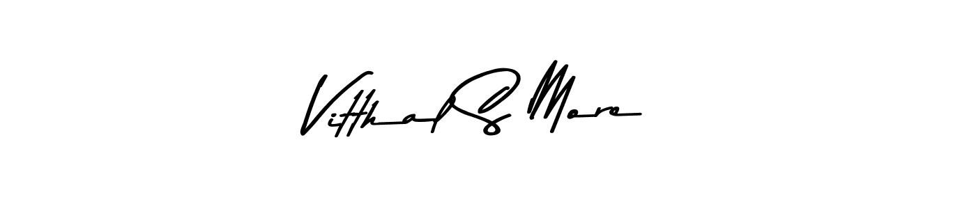 Similarly Asem Kandis PERSONAL USE is the best handwritten signature design. Signature creator online .You can use it as an online autograph creator for name Vitthal S More. Vitthal S More signature style 9 images and pictures png