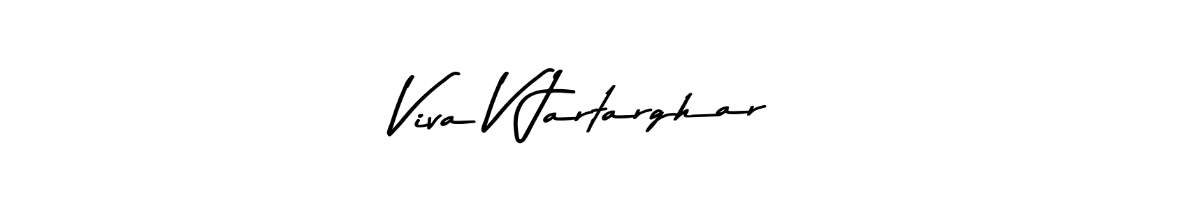 Design your own signature with our free online signature maker. With this signature software, you can create a handwritten (Asem Kandis PERSONAL USE) signature for name Viva V Jartarghar. Viva V Jartarghar signature style 9 images and pictures png