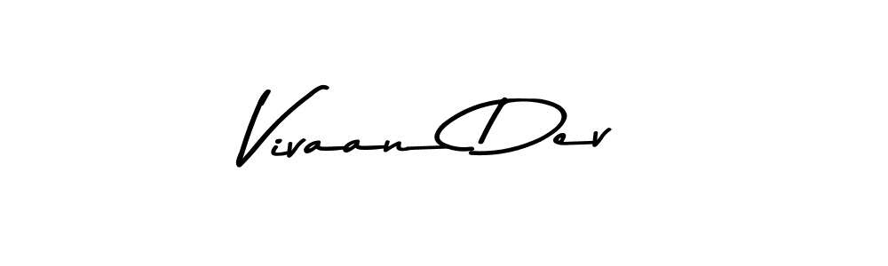 Use a signature maker to create a handwritten signature online. With this signature software, you can design (Asem Kandis PERSONAL USE) your own signature for name Vivaan Dev. Vivaan Dev signature style 9 images and pictures png