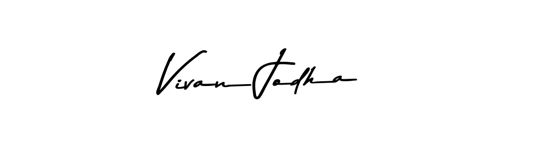 Vivan Jodha stylish signature style. Best Handwritten Sign (Asem Kandis PERSONAL USE) for my name. Handwritten Signature Collection Ideas for my name Vivan Jodha. Vivan Jodha signature style 9 images and pictures png