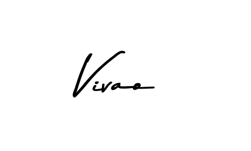 Make a beautiful signature design for name Vivao. With this signature (Asem Kandis PERSONAL USE) style, you can create a handwritten signature for free. Vivao signature style 9 images and pictures png