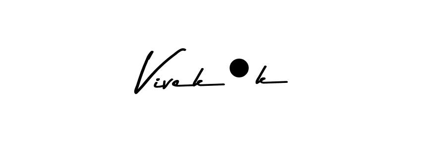 Also You can easily find your signature by using the search form. We will create Vivek•k name handwritten signature images for you free of cost using Asem Kandis PERSONAL USE sign style. Vivek•k signature style 9 images and pictures png