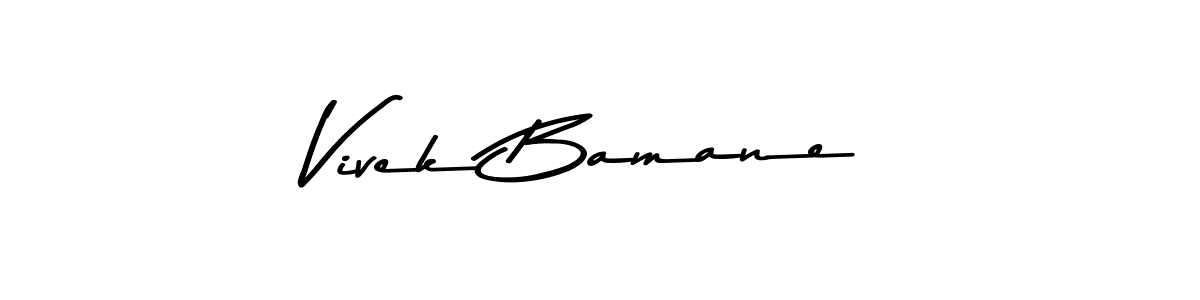 Design your own signature with our free online signature maker. With this signature software, you can create a handwritten (Asem Kandis PERSONAL USE) signature for name Vivek Bamane. Vivek Bamane signature style 9 images and pictures png