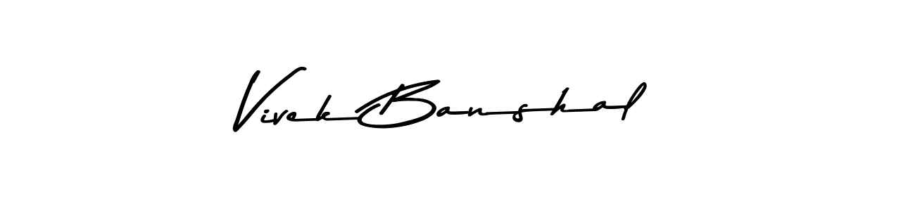 It looks lik you need a new signature style for name Vivek Banshal. Design unique handwritten (Asem Kandis PERSONAL USE) signature with our free signature maker in just a few clicks. Vivek Banshal signature style 9 images and pictures png