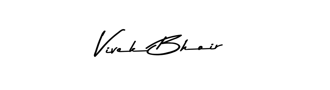 Asem Kandis PERSONAL USE is a professional signature style that is perfect for those who want to add a touch of class to their signature. It is also a great choice for those who want to make their signature more unique. Get Vivek Bhoir name to fancy signature for free. Vivek Bhoir signature style 9 images and pictures png