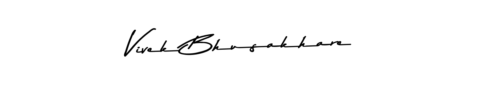 Asem Kandis PERSONAL USE is a professional signature style that is perfect for those who want to add a touch of class to their signature. It is also a great choice for those who want to make their signature more unique. Get Vivek Bhusakhare name to fancy signature for free. Vivek Bhusakhare signature style 9 images and pictures png