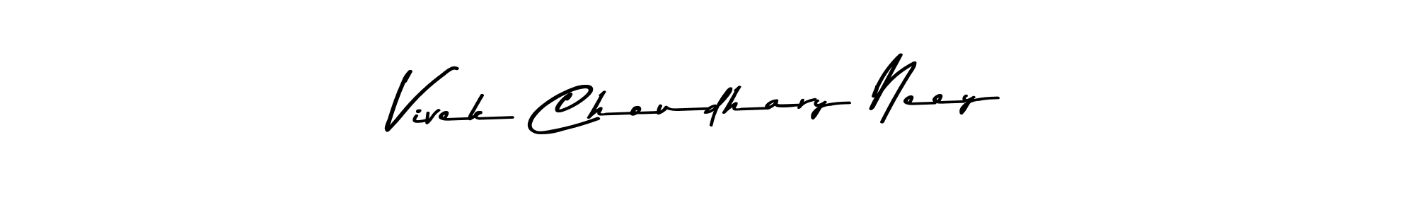 Create a beautiful signature design for name Vivek Choudhary Neey. With this signature (Asem Kandis PERSONAL USE) fonts, you can make a handwritten signature for free. Vivek Choudhary Neey signature style 9 images and pictures png