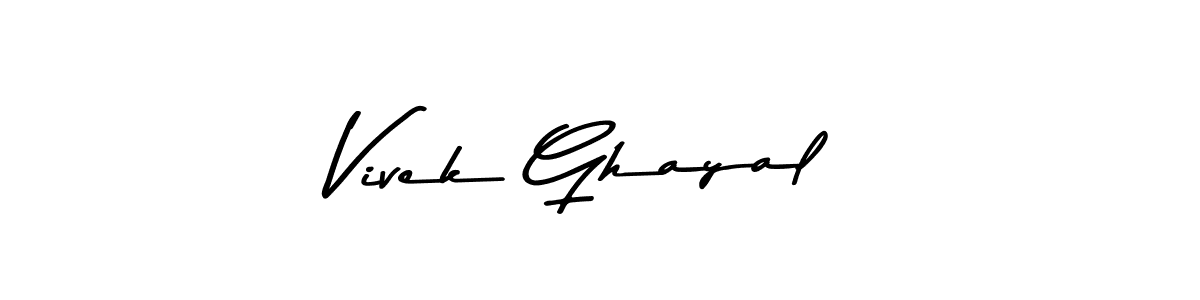 Design your own signature with our free online signature maker. With this signature software, you can create a handwritten (Asem Kandis PERSONAL USE) signature for name Vivek Ghayal. Vivek Ghayal signature style 9 images and pictures png