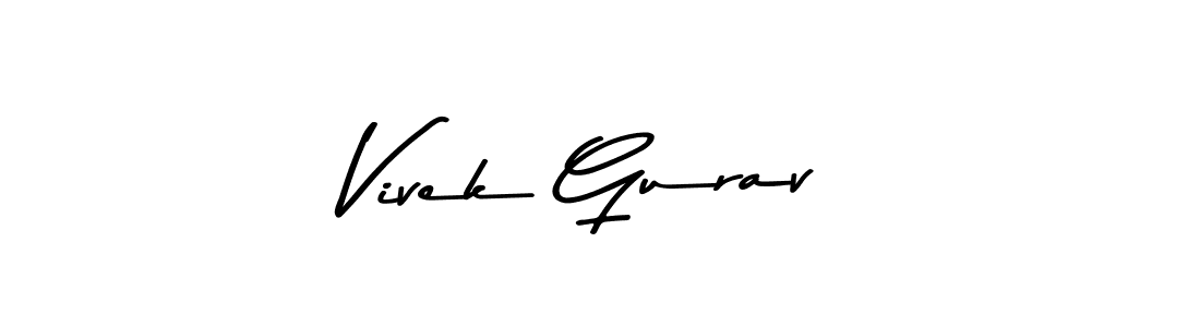 if you are searching for the best signature style for your name Vivek Gurav. so please give up your signature search. here we have designed multiple signature styles  using Asem Kandis PERSONAL USE. Vivek Gurav signature style 9 images and pictures png