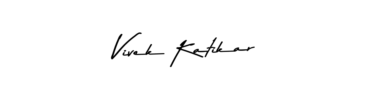 This is the best signature style for the Vivek Katikar name. Also you like these signature font (Asem Kandis PERSONAL USE). Mix name signature. Vivek Katikar signature style 9 images and pictures png