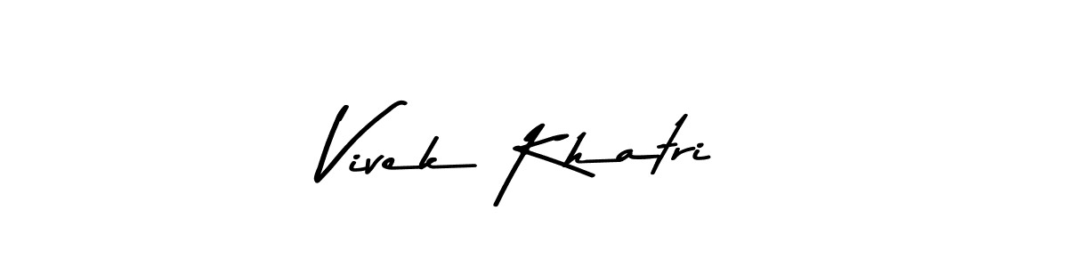 You should practise on your own different ways (Asem Kandis PERSONAL USE) to write your name (Vivek Khatri) in signature. don't let someone else do it for you. Vivek Khatri signature style 9 images and pictures png