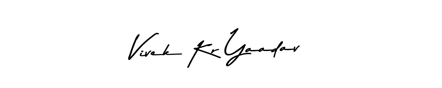 How to make Vivek Kr Yaadav signature? Asem Kandis PERSONAL USE is a professional autograph style. Create handwritten signature for Vivek Kr Yaadav name. Vivek Kr Yaadav signature style 9 images and pictures png