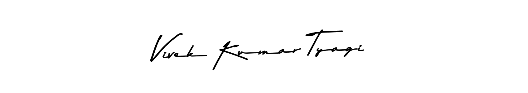 Design your own signature with our free online signature maker. With this signature software, you can create a handwritten (Asem Kandis PERSONAL USE) signature for name Vivek Kumar Tyagi. Vivek Kumar Tyagi signature style 9 images and pictures png