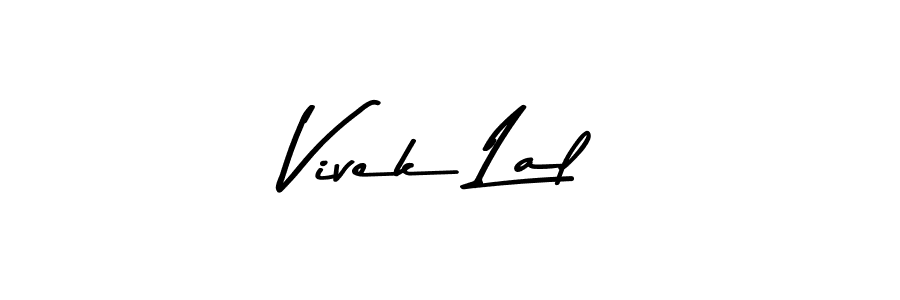 Asem Kandis PERSONAL USE is a professional signature style that is perfect for those who want to add a touch of class to their signature. It is also a great choice for those who want to make their signature more unique. Get Vivek Lal name to fancy signature for free. Vivek Lal signature style 9 images and pictures png