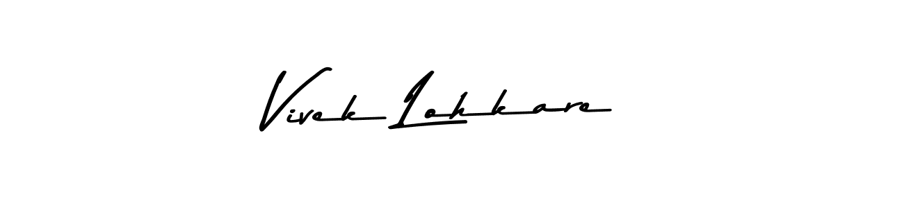 Design your own signature with our free online signature maker. With this signature software, you can create a handwritten (Asem Kandis PERSONAL USE) signature for name Vivek Lohkare. Vivek Lohkare signature style 9 images and pictures png