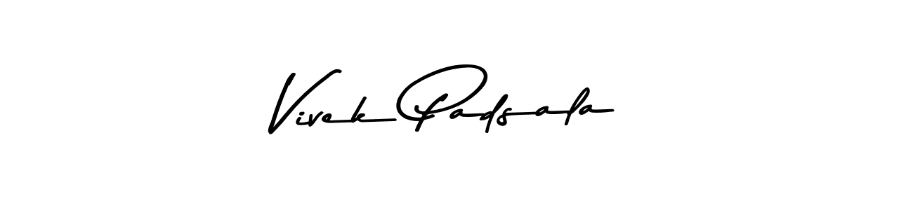 Also You can easily find your signature by using the search form. We will create Vivek Padsala name handwritten signature images for you free of cost using Asem Kandis PERSONAL USE sign style. Vivek Padsala signature style 9 images and pictures png