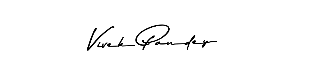 Use a signature maker to create a handwritten signature online. With this signature software, you can design (Asem Kandis PERSONAL USE) your own signature for name Vivek Pandey. Vivek Pandey signature style 9 images and pictures png