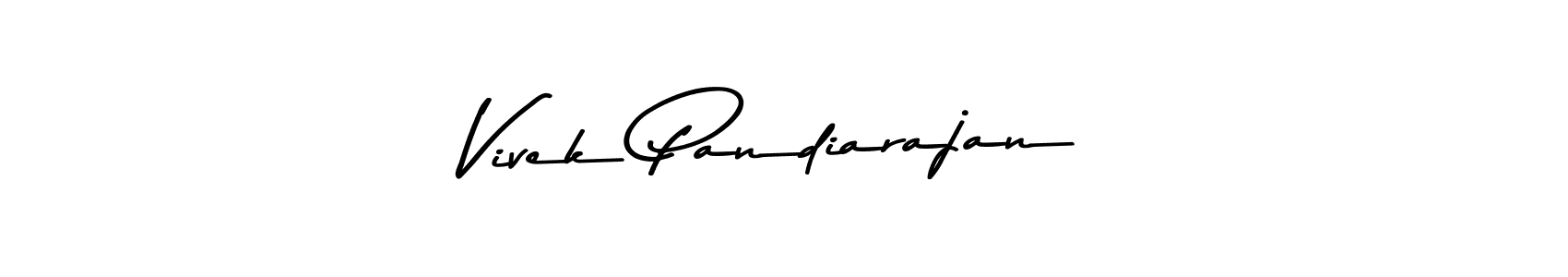 You should practise on your own different ways (Asem Kandis PERSONAL USE) to write your name (Vivek Pandiarajan) in signature. don't let someone else do it for you. Vivek Pandiarajan signature style 9 images and pictures png