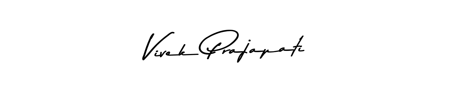 How to make Vivek Prajapati signature? Asem Kandis PERSONAL USE is a professional autograph style. Create handwritten signature for Vivek Prajapati name. Vivek Prajapati signature style 9 images and pictures png