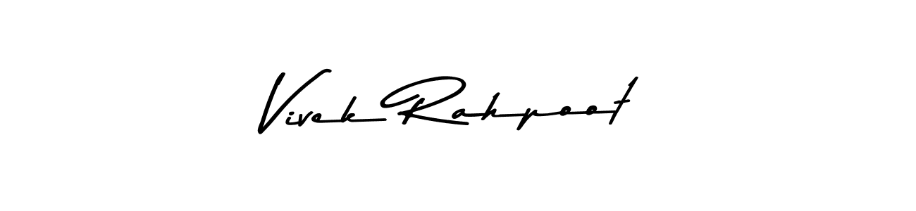 Use a signature maker to create a handwritten signature online. With this signature software, you can design (Asem Kandis PERSONAL USE) your own signature for name Vivek Rahpoot. Vivek Rahpoot signature style 9 images and pictures png