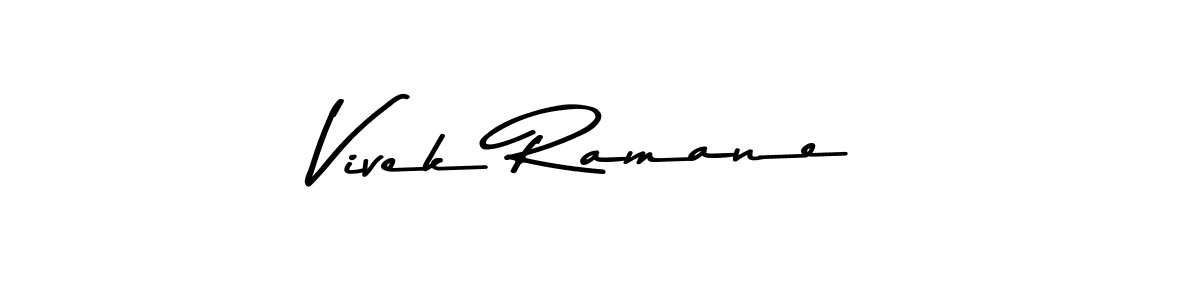 This is the best signature style for the Vivek Ramane name. Also you like these signature font (Asem Kandis PERSONAL USE). Mix name signature. Vivek Ramane signature style 9 images and pictures png