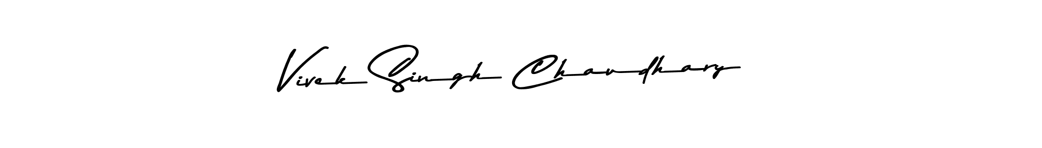 Create a beautiful signature design for name Vivek Singh Chaudhary. With this signature (Asem Kandis PERSONAL USE) fonts, you can make a handwritten signature for free. Vivek Singh Chaudhary signature style 9 images and pictures png