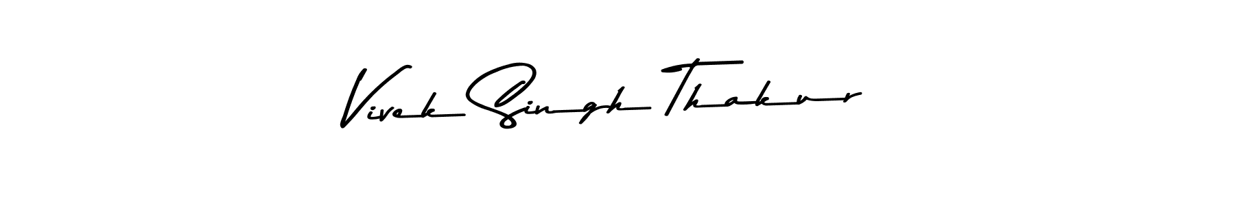 Use a signature maker to create a handwritten signature online. With this signature software, you can design (Asem Kandis PERSONAL USE) your own signature for name Vivek Singh Thakur. Vivek Singh Thakur signature style 9 images and pictures png