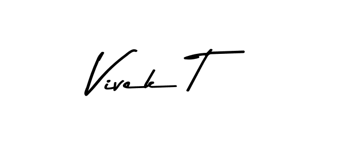 Make a short Vivek T signature style. Manage your documents anywhere anytime using Asem Kandis PERSONAL USE. Create and add eSignatures, submit forms, share and send files easily. Vivek T signature style 9 images and pictures png