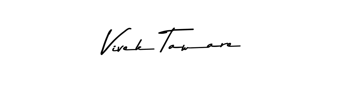 How to Draw Vivek Taware signature style? Asem Kandis PERSONAL USE is a latest design signature styles for name Vivek Taware. Vivek Taware signature style 9 images and pictures png