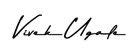 How to make Vivek Ugale name signature. Use Asem Kandis PERSONAL USE style for creating short signs online. This is the latest handwritten sign. Vivek Ugale signature style 9 images and pictures png