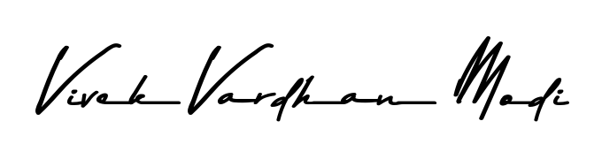 The Asem Kandis PERSONAL USE signature style provides a bold statement for name Vivek Vardhan Modi. Designed for business owners, executives, and leaders. Vivek Vardhan Modi signature style 9 images and pictures png