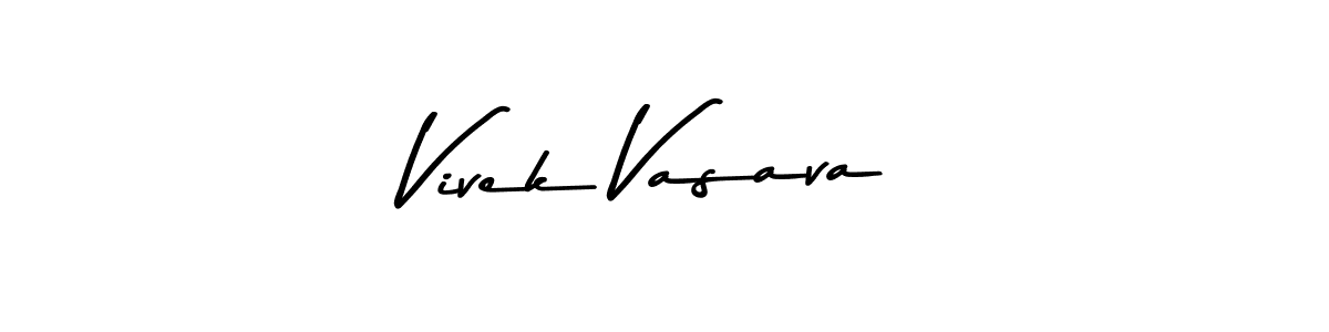 Also we have Vivek Vasava name is the best signature style. Create professional handwritten signature collection using Asem Kandis PERSONAL USE autograph style. Vivek Vasava signature style 9 images and pictures png