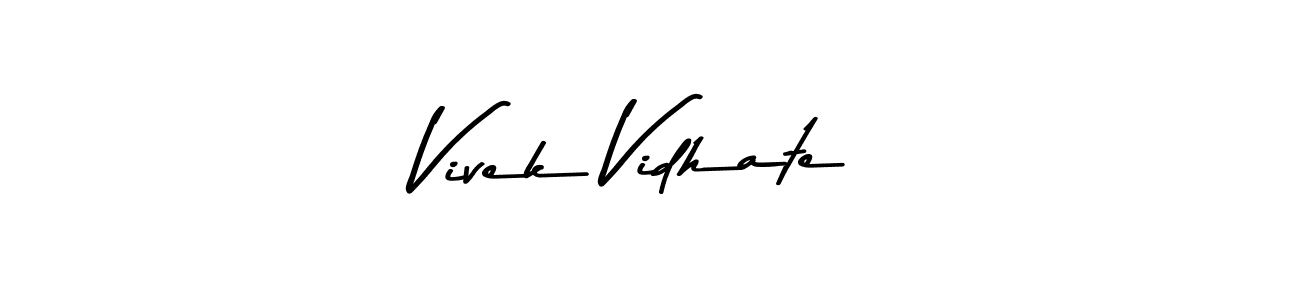 Asem Kandis PERSONAL USE is a professional signature style that is perfect for those who want to add a touch of class to their signature. It is also a great choice for those who want to make their signature more unique. Get Vivek Vidhate name to fancy signature for free. Vivek Vidhate signature style 9 images and pictures png