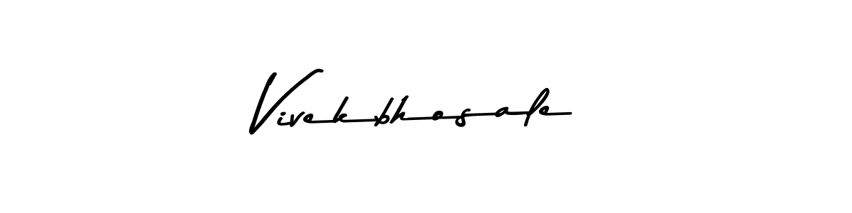Also You can easily find your signature by using the search form. We will create Vivekbhosale name handwritten signature images for you free of cost using Asem Kandis PERSONAL USE sign style. Vivekbhosale signature style 9 images and pictures png