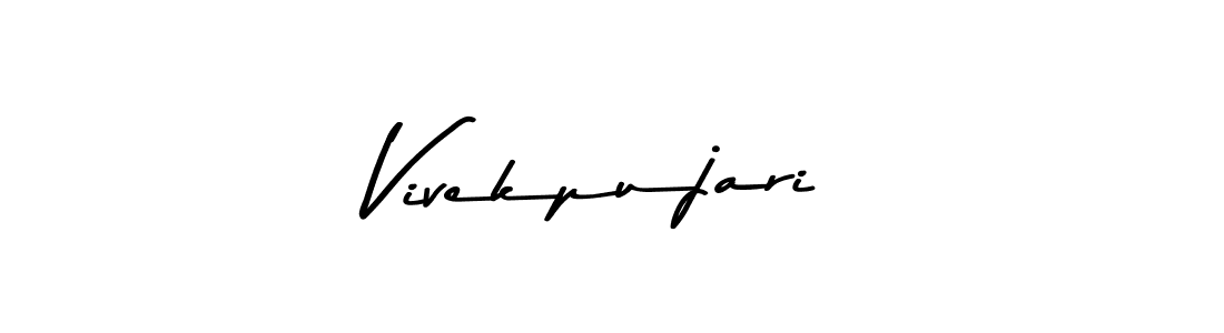 Asem Kandis PERSONAL USE is a professional signature style that is perfect for those who want to add a touch of class to their signature. It is also a great choice for those who want to make their signature more unique. Get Vivekpujari name to fancy signature for free. Vivekpujari signature style 9 images and pictures png