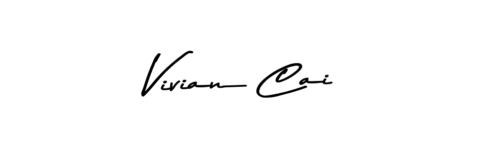 Make a beautiful signature design for name Vivian Cai. Use this online signature maker to create a handwritten signature for free. Vivian Cai signature style 9 images and pictures png