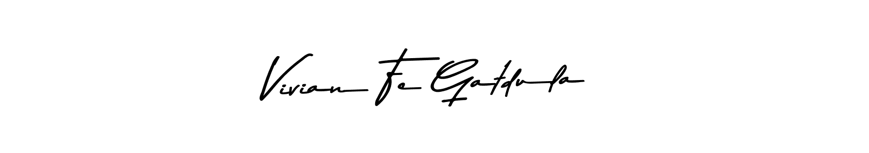 You should practise on your own different ways (Asem Kandis PERSONAL USE) to write your name (Vivian Fe Gatdula) in signature. don't let someone else do it for you. Vivian Fe Gatdula signature style 9 images and pictures png