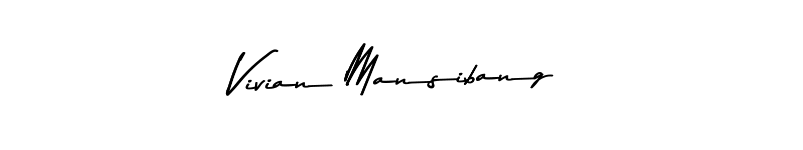 Also we have Vivian Mansibang name is the best signature style. Create professional handwritten signature collection using Asem Kandis PERSONAL USE autograph style. Vivian Mansibang signature style 9 images and pictures png