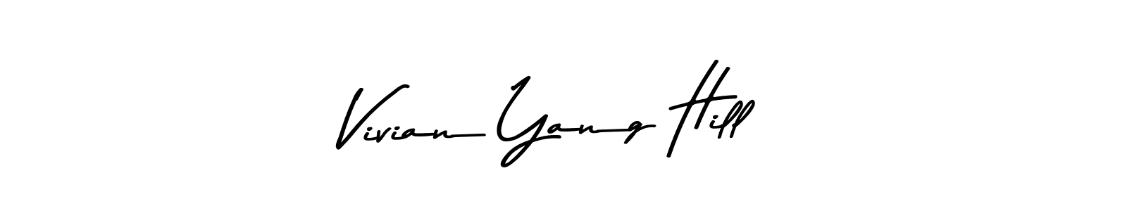 if you are searching for the best signature style for your name Vivian Yang Hill. so please give up your signature search. here we have designed multiple signature styles  using Asem Kandis PERSONAL USE. Vivian Yang Hill signature style 9 images and pictures png