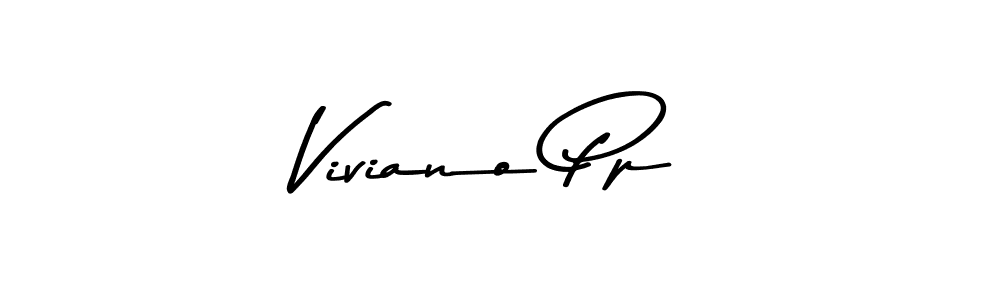 Viviano Pp stylish signature style. Best Handwritten Sign (Asem Kandis PERSONAL USE) for my name. Handwritten Signature Collection Ideas for my name Viviano Pp. Viviano Pp signature style 9 images and pictures png