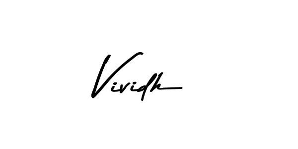 Also You can easily find your signature by using the search form. We will create Vividh name handwritten signature images for you free of cost using Asem Kandis PERSONAL USE sign style. Vividh signature style 9 images and pictures png