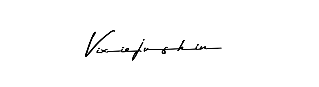 Design your own signature with our free online signature maker. With this signature software, you can create a handwritten (Asem Kandis PERSONAL USE) signature for name Vixiejushin. Vixiejushin signature style 9 images and pictures png