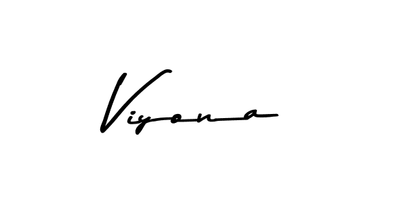 How to make Viyona signature? Asem Kandis PERSONAL USE is a professional autograph style. Create handwritten signature for Viyona name. Viyona signature style 9 images and pictures png