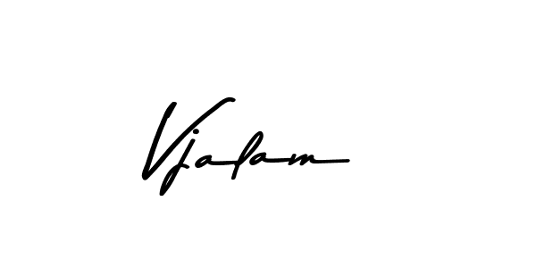Design your own signature with our free online signature maker. With this signature software, you can create a handwritten (Asem Kandis PERSONAL USE) signature for name Vjalam. Vjalam signature style 9 images and pictures png