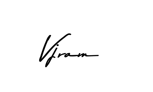 Also we have Vjram name is the best signature style. Create professional handwritten signature collection using Asem Kandis PERSONAL USE autograph style. Vjram signature style 9 images and pictures png