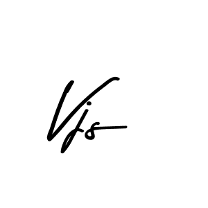 Also we have Vjs name is the best signature style. Create professional handwritten signature collection using Asem Kandis PERSONAL USE autograph style. Vjs signature style 9 images and pictures png