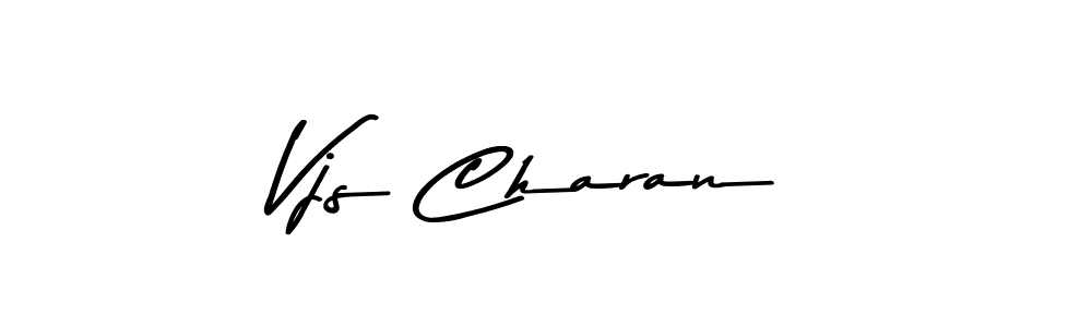 How to Draw Vjs Charan signature style? Asem Kandis PERSONAL USE is a latest design signature styles for name Vjs Charan. Vjs Charan signature style 9 images and pictures png